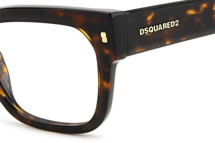 Очила Dsquared2 D20129 086 Правоъгълни Хавана