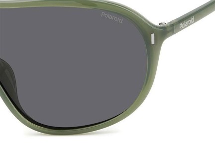 Слънчеви очила Polaroid PLD6216/S 1ED/M9 Polarized С единични стъкла | Shield Зелена