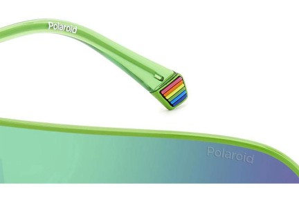 Слънчеви очила Polaroid PLD6222/S 1ED/5Z Polarized С единични стъкла | Shield Зелена