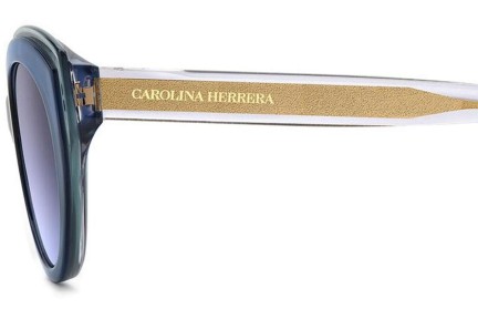 Слънчеви очила Carolina Herrera HER0250/S XW0/GB Око на котка Синя