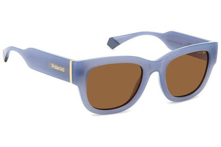 Слънчеви очила Polaroid PLD6213/S/X MVU/HE Polarized Правоъгълни Синя