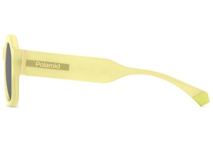 Слънчеви очила Polaroid PLD6212/S/X 40G/M9 Polarized Правоъгълни Жълта