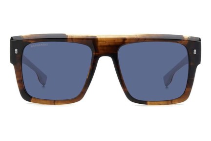 Слънчеви очила Dsquared2 D20127/S EX4/KU Flat Top Кафява