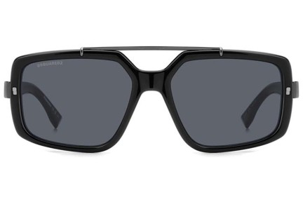 Слънчеви очила Dsquared2 D20120/S 807/IR Правоъгълни Черна