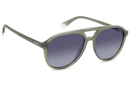 Слънчеви очила Polaroid PLD4162/S 1ED/WJ Polarized Пилотни Зелена