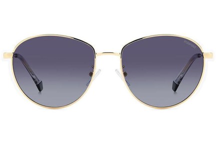 Слънчеви очила Polaroid PLD4171/G/S/X 2F7/WJ Polarized Заоблени Златна