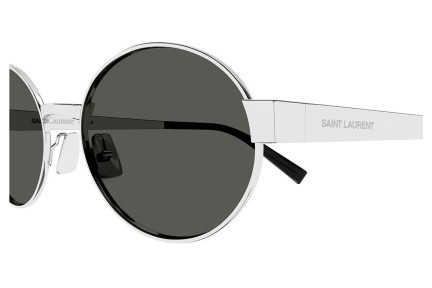 Слънчеви очила Saint Laurent SL692 002 Заоблени Сребърна