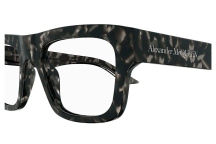 Очила Alexander McQueen AM0452O 002 Правоъгълни Хавана