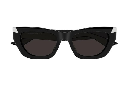 Слънчеви очила Alexander McQueen AM0440SA 001 Око на котка Черна