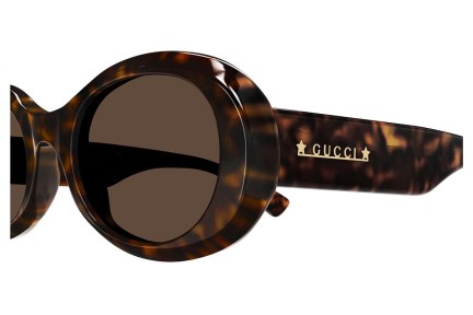 Слънчеви очила Gucci GG1587S 002 Заоблени Хавана