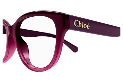 Очила Chloe CH0243O 007 Правоъгълни Червена