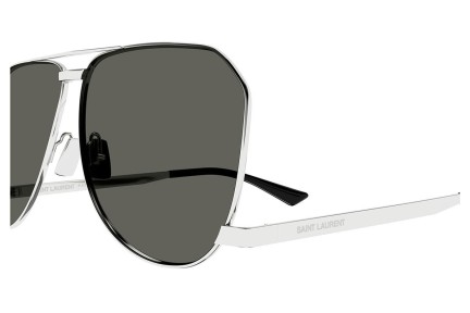 Слънчеви очила Saint Laurent SL690DUST 002 Пилотни Сребърна