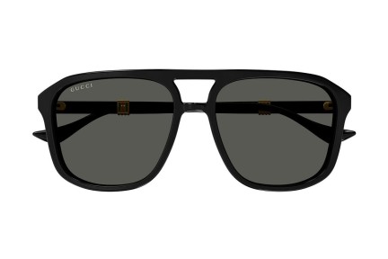 Слънчеви очила Gucci GG1494S 001 Пилотни Черна