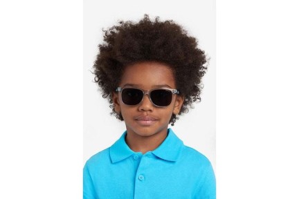 Слънчеви очила Polaroid Junior PLD8058/S KB7/M9 Polarized Правоъгълни Сива