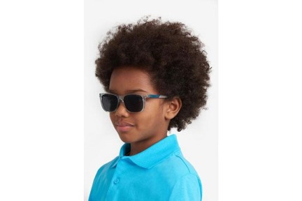 Слънчеви очила Polaroid Junior PLD8058/S KB7/M9 Polarized Правоъгълни Сива