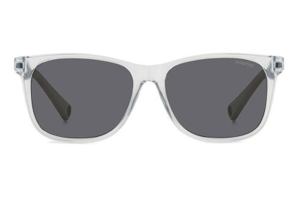 Слънчеви очила Polaroid Junior PLD8058/S KB7/M9 Polarized Правоъгълни Сива