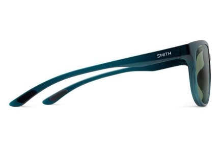 Слънчеви очила Smith LAKESHASTA QM4/L7 Polarized Заоблени Синя