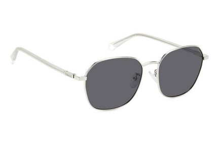 Слънчеви очила Polaroid PLD4168/G/S/X 010/M9 Polarized Правоъгълни Сребърна