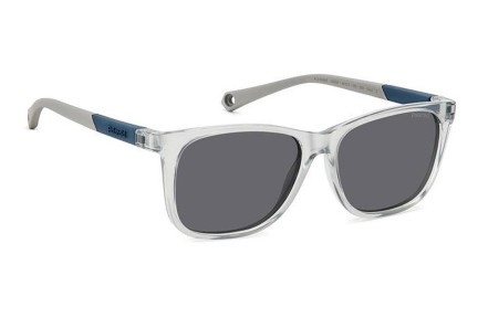 Слънчеви очила Polaroid Junior PLD8058/S KB7/M9 Polarized Правоъгълни Сива