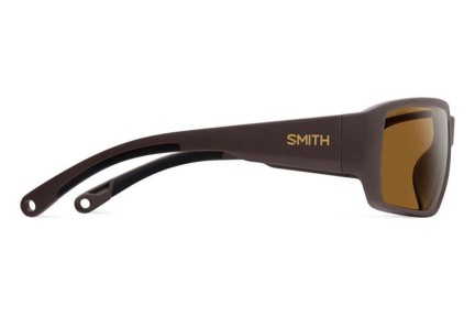 Слънчеви очила Smith HOOKSET 79U/L5 Polarized Правоъгълни Кафява