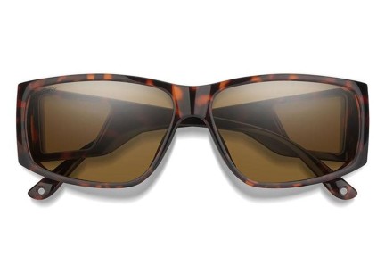 Слънчеви очила Smith MONROEPEAK 086/L5 Polarized Правоъгълни Хавана