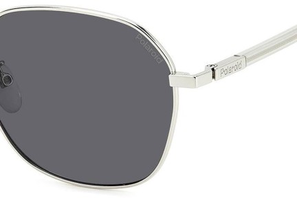 Слънчеви очила Polaroid PLD4168/G/S/X 010/M9 Polarized Правоъгълни Сребърна