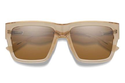 Слънчеви очила Smith LINEUP HAM/L5 Polarized Правоъгълни Бежова