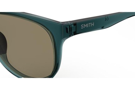 Слънчеви очила Smith LAKESHASTA QM4/L7 Polarized Заоблени Синя