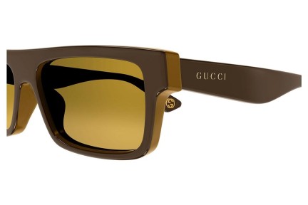 Слънчеви очила Gucci GG1616S 002 Квадратни Кафява