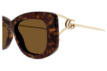 Слънчеви очила Gucci GG1566S 002 Правоъгълни Хавана