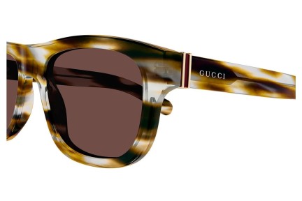 Слънчеви очила Gucci GG1509S 003 Правоъгълни Хавана