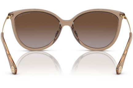 Слънчеви очила Michael Kors Dupont MK2184U 3938T5 Polarized Око на котка Кафява