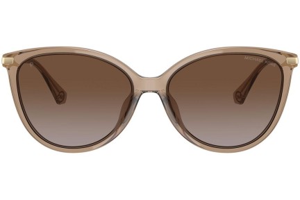 Слънчеви очила Michael Kors Dupont MK2184U 3938T5 Polarized Око на котка Кафява