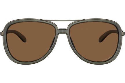 Слънчеви очила Oakley Split Time OO4129 412925 Пилотни Зелена