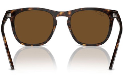 Слънчеви очила Ray-Ban RB2210 902/57 Polarized Квадратни Хавана