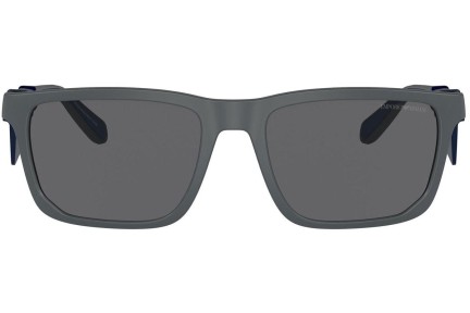 Слънчеви очила Emporio Armani EA4219 610387 Polarized Квадратни Сива