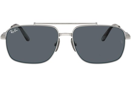 Слънчеви очила Ray-Ban Michael Titanium RB8096 9209R5 Правоъгълни Сребърна