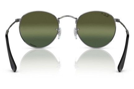 Слънчеви очила Ray-Ban Round Metal RB3447 004/G4 Polarized Заоблени Сива