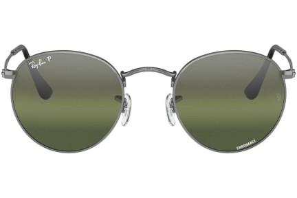 Слънчеви очила Ray-Ban Round Metal RB3447 004/G4 Polarized Заоблени Сива