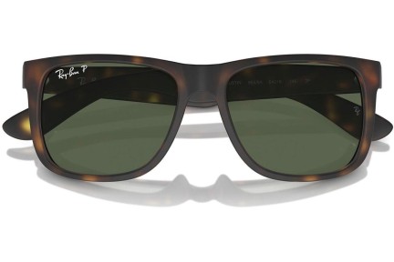 Слънчеви очила Ray-Ban Justin RB4165 865/9A Polarized Квадратни Хавана