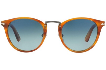 Слънчеви очила Persol Typewriter Edition PO3108S 960/S3 Polarized Заоблени Кафява