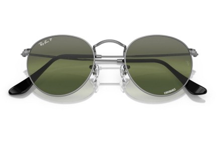 Слънчеви очила Ray-Ban Round Metal RB3447 004/G4 Polarized Заоблени Сива