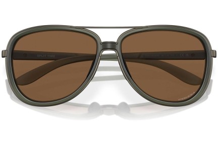 Слънчеви очила Oakley Split Time OO4129 412925 Пилотни Зелена