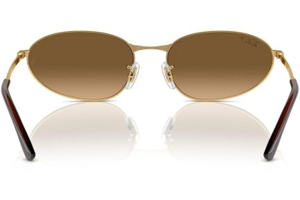 Слънчеви очила Ray-Ban RB3734 001/M2 Polarized Овални Златна