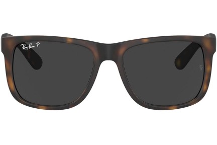 Слънчеви очила Ray-Ban Justin RB4165 865/87 Polarized Квадратни Хавана