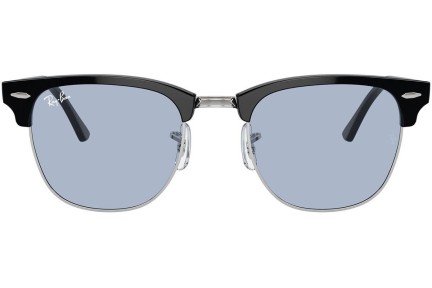 Слънчеви очила Ray-Ban Clubmaster RB3016 135464 По веждите Черна