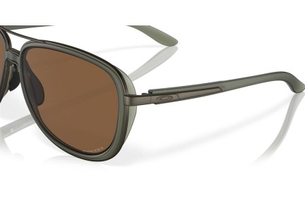 Слънчеви очила Oakley Split Time OO4129 412925 Пилотни Зелена