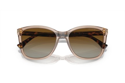 Слънчеви очила Emporio Armani EA4060 5850T5 Polarized Квадратни Бежова