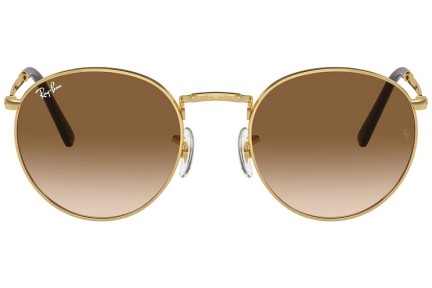 Слънчеви очила Ray-Ban New Round RB3637 001/51 Заоблени Златна