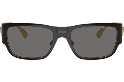 Слънчеви очила Versace VE2262 143381 Polarized Квадратни Черна